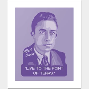 Albert Camus Portrait and Quote Posters and Art